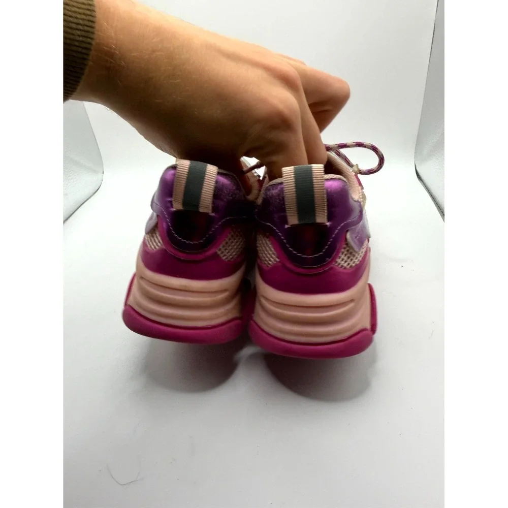 Steve Madden Jpossession JPOS01S7 Girls‎ 13 M Sneaker Pink Low Top Lace Up Shoes